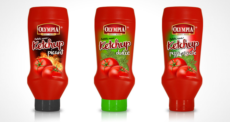 versiune 2 packaging design ketchup