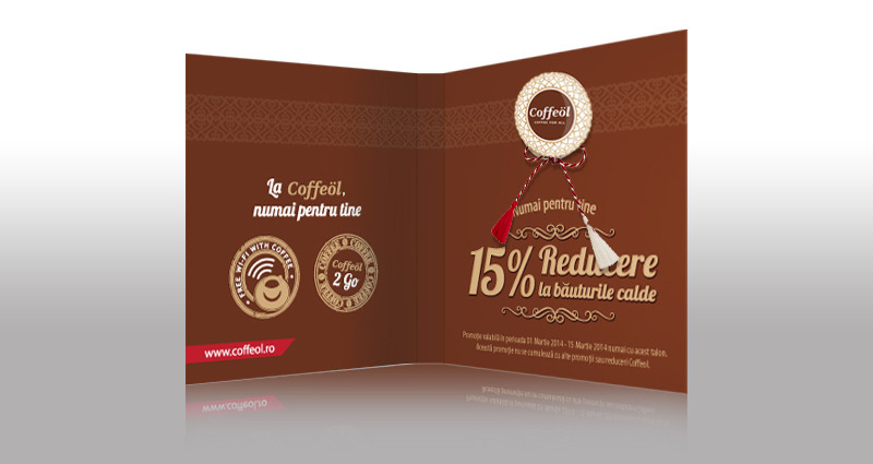 Concept si design voucher Coffeol